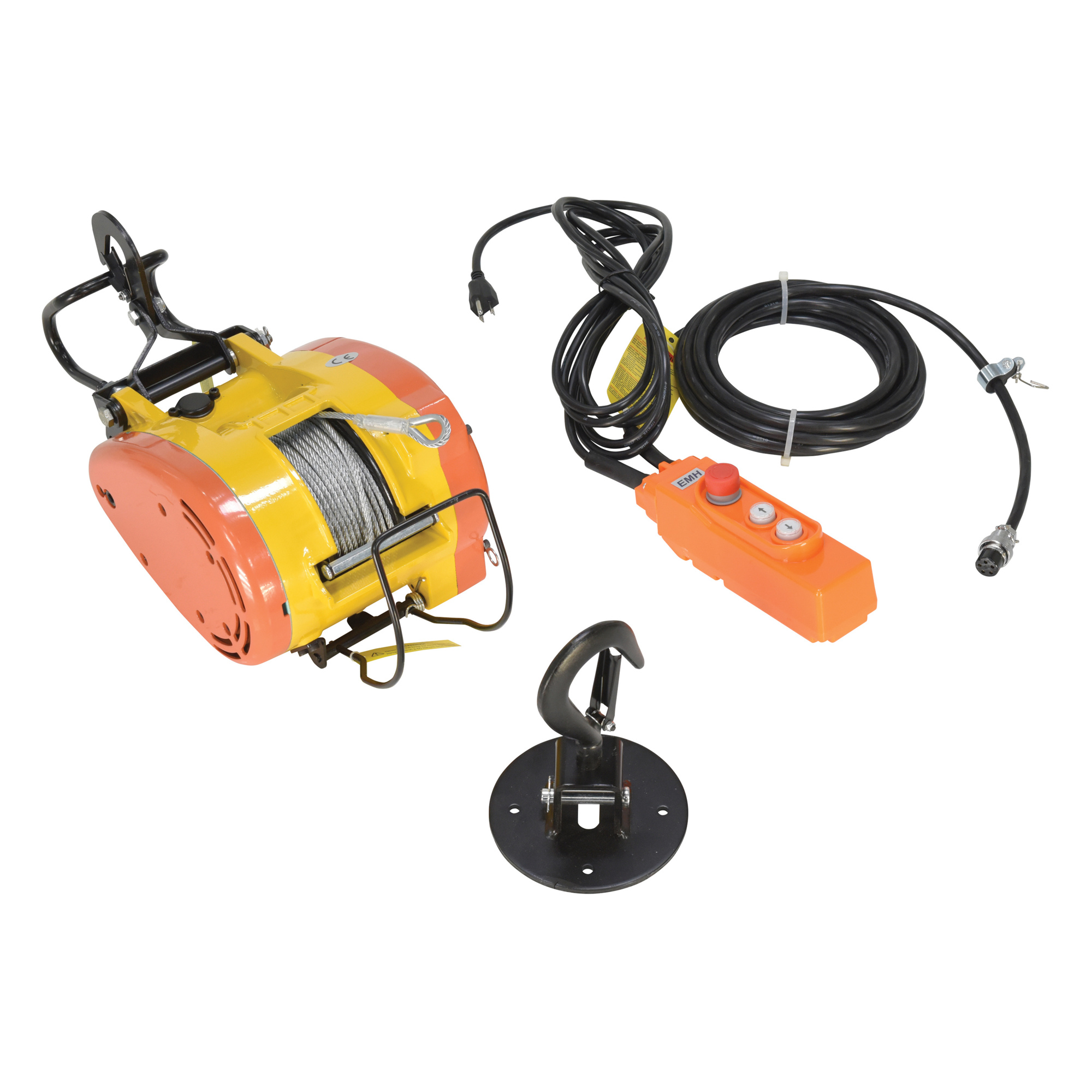 Vestil Electric Mini Hanging Cable Hoist - 700-Lb. Capacity, Manual Trolley, Model# EMH-7